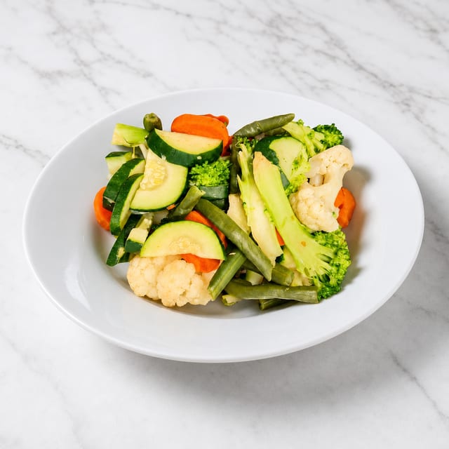 Steamed Vegetables.